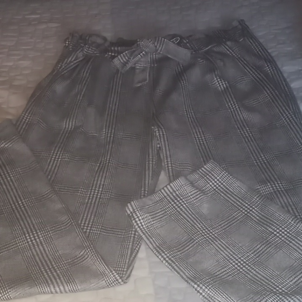 Haley and June extra large plaid women's pants